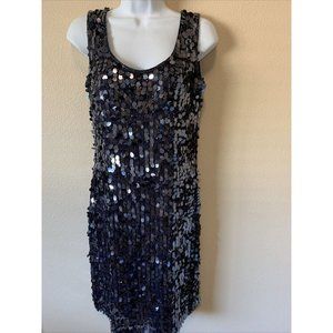 Pissarro  Nights Beaded Sequin Size 6 Party Cocktail Iridescent bachelorette